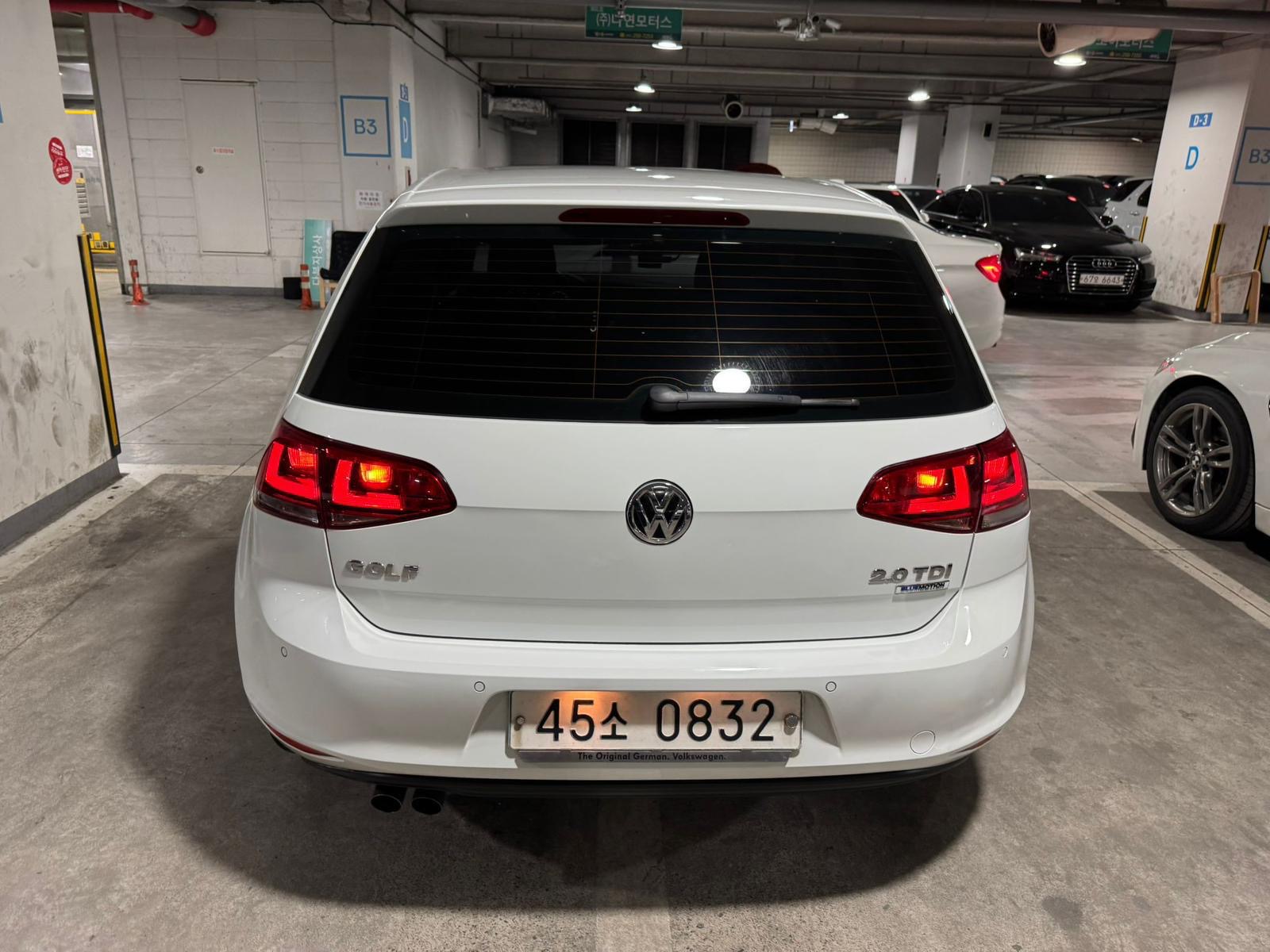 VW Golf 7 2.0 TDI VIN: 
